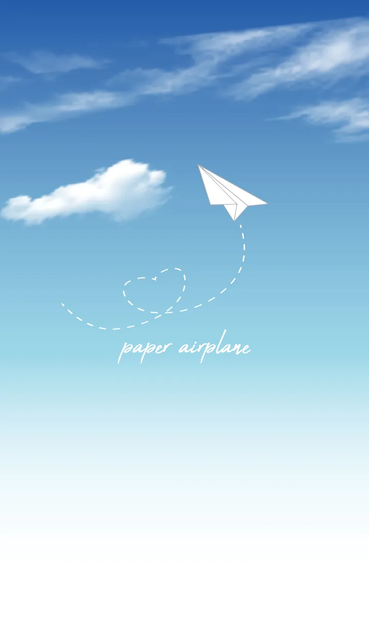 [LINE着せ替え] paper airplane..の画像1