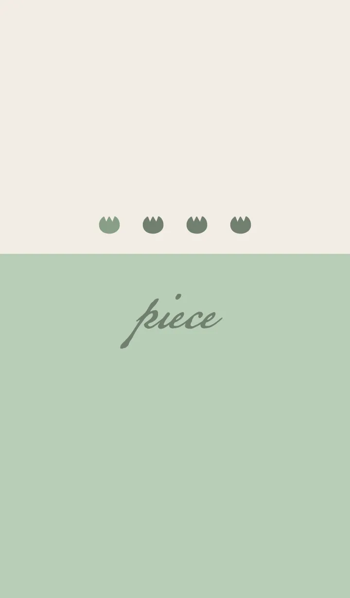 [LINE着せ替え] ピスタチオグリーン <チューリップ>の画像1