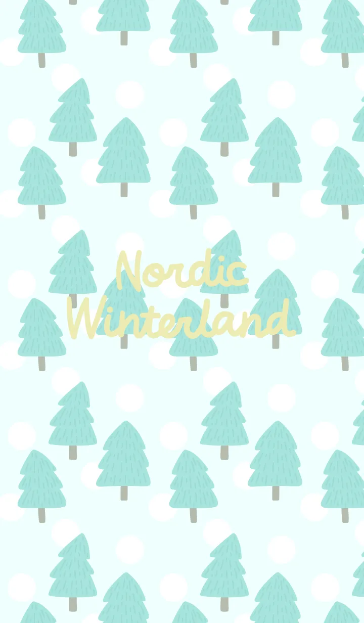 [LINE着せ替え] Nordic Winterlandの画像1