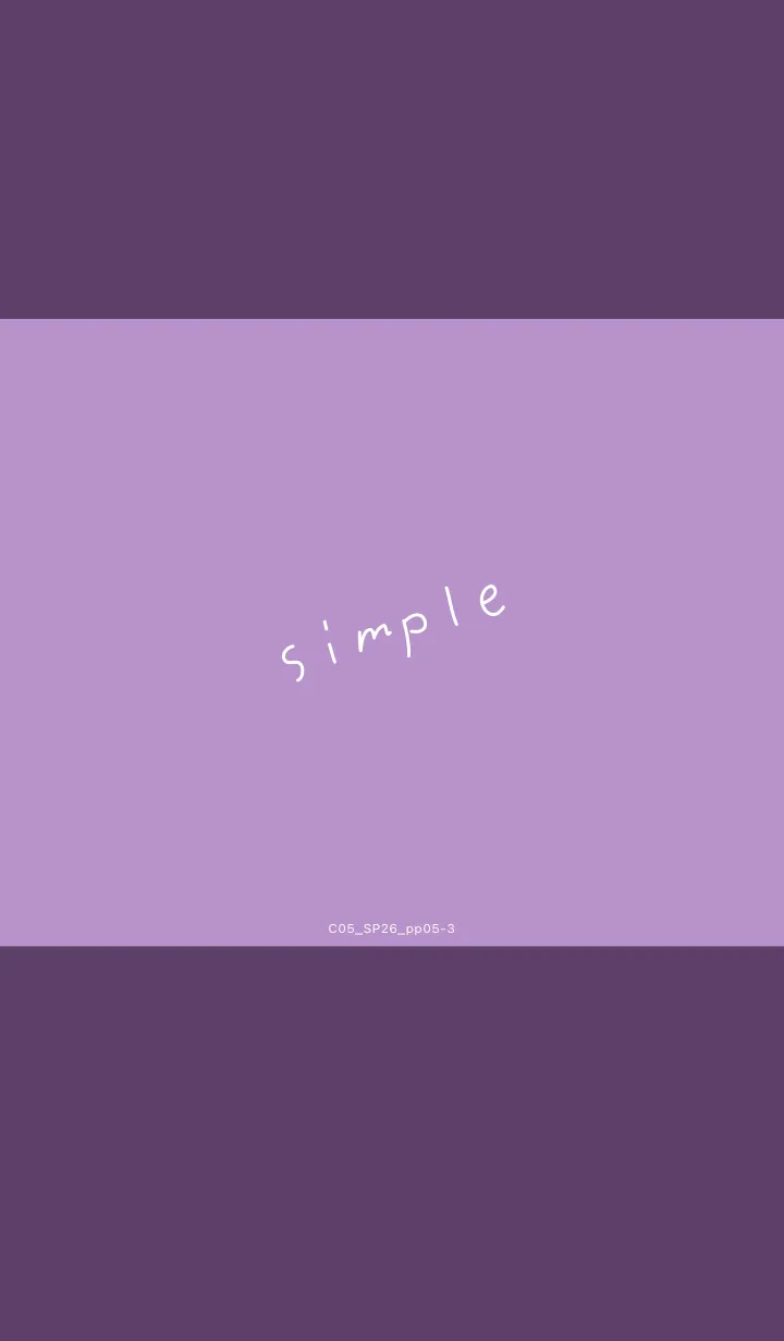 [LINE着せ替え] C05.26_パープル5-3の画像1