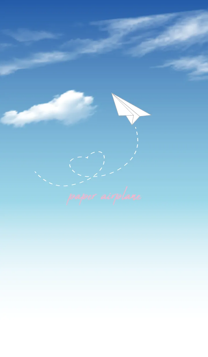 [LINE着せ替え] paper airplane..2の画像1