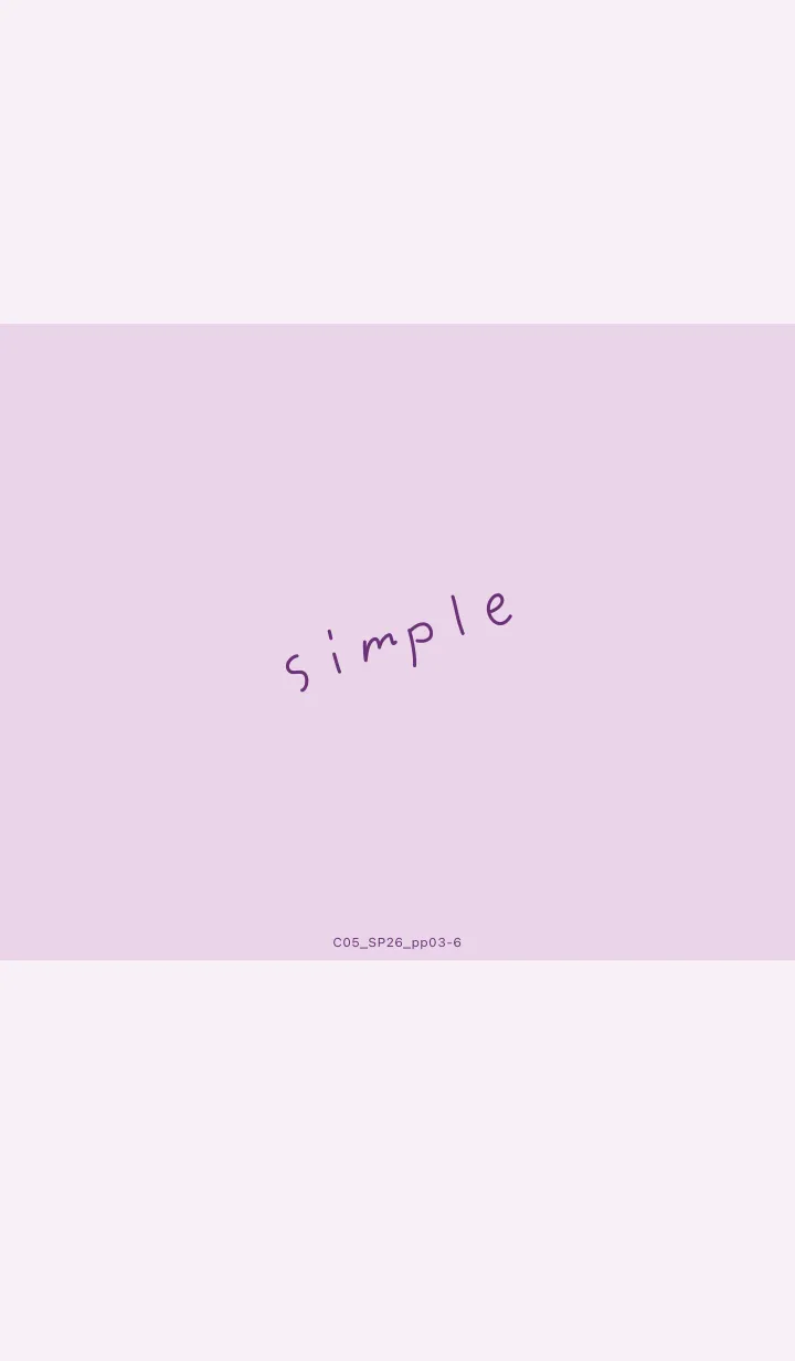 [LINE着せ替え] C05.26_パープル3-6の画像1