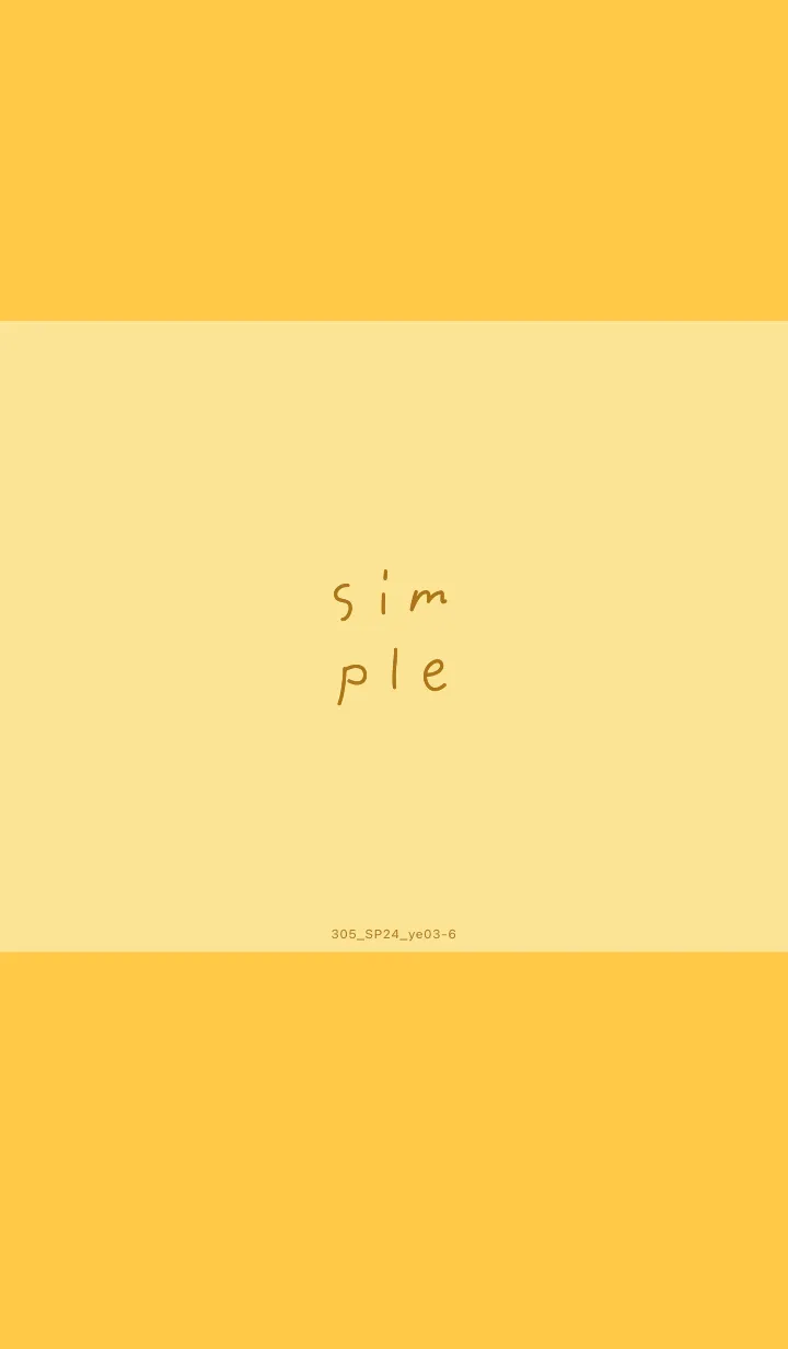 [LINE着せ替え] 305.24_イエロー3-6の画像1