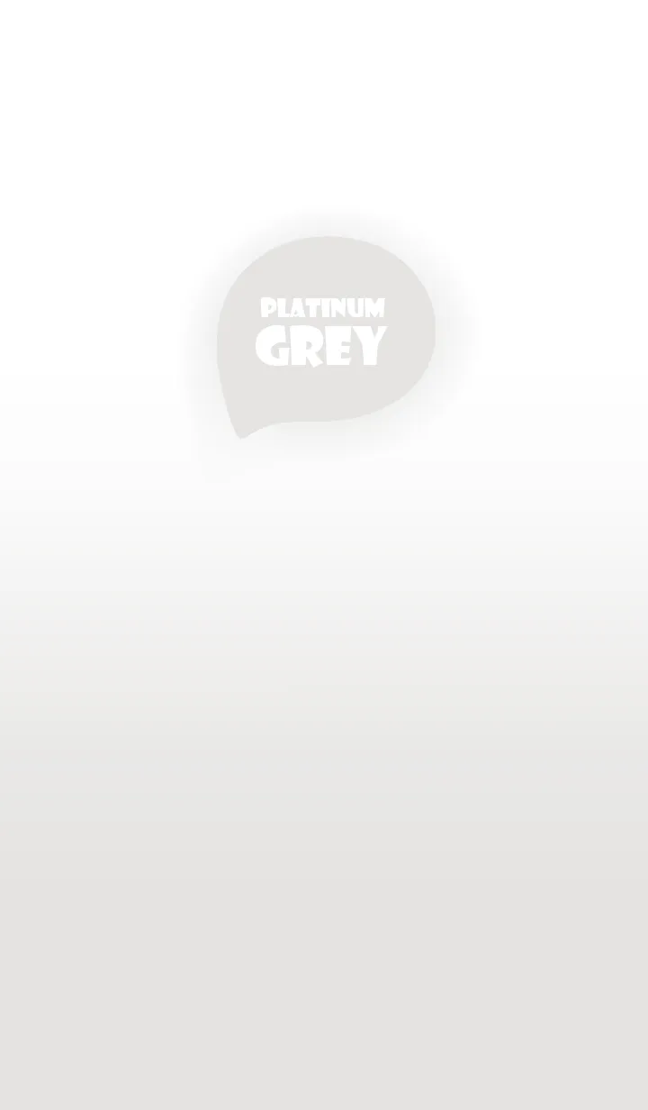 [LINE着せ替え] Platinum Grey  & White Theme (JP)の画像1