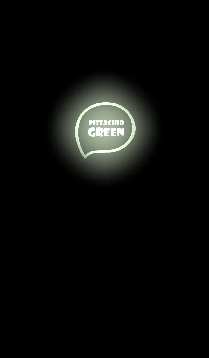 [LINE着せ替え] Pistachio Green Neon Theme (JP)の画像1