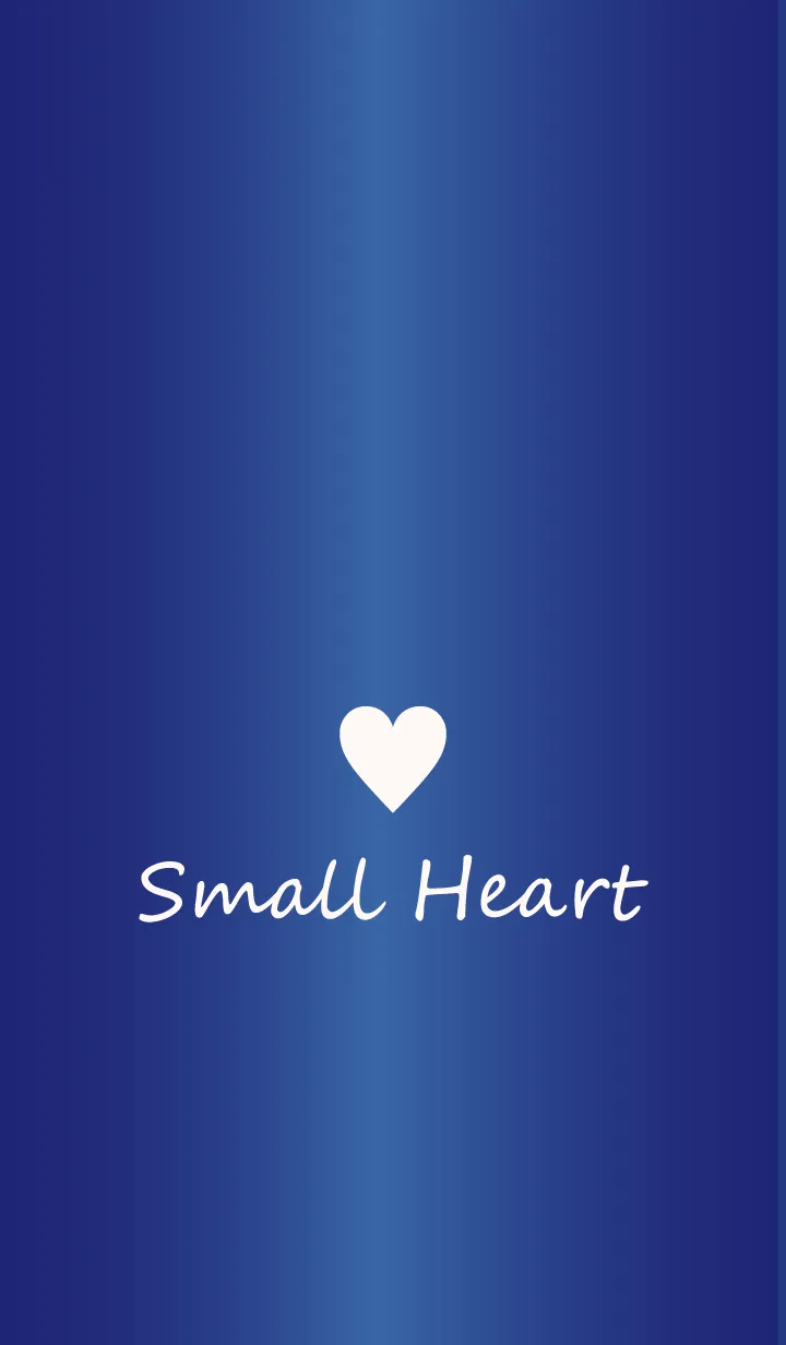 [LINE着せ替え] Small Heart *GlossyBlue 12*の画像1