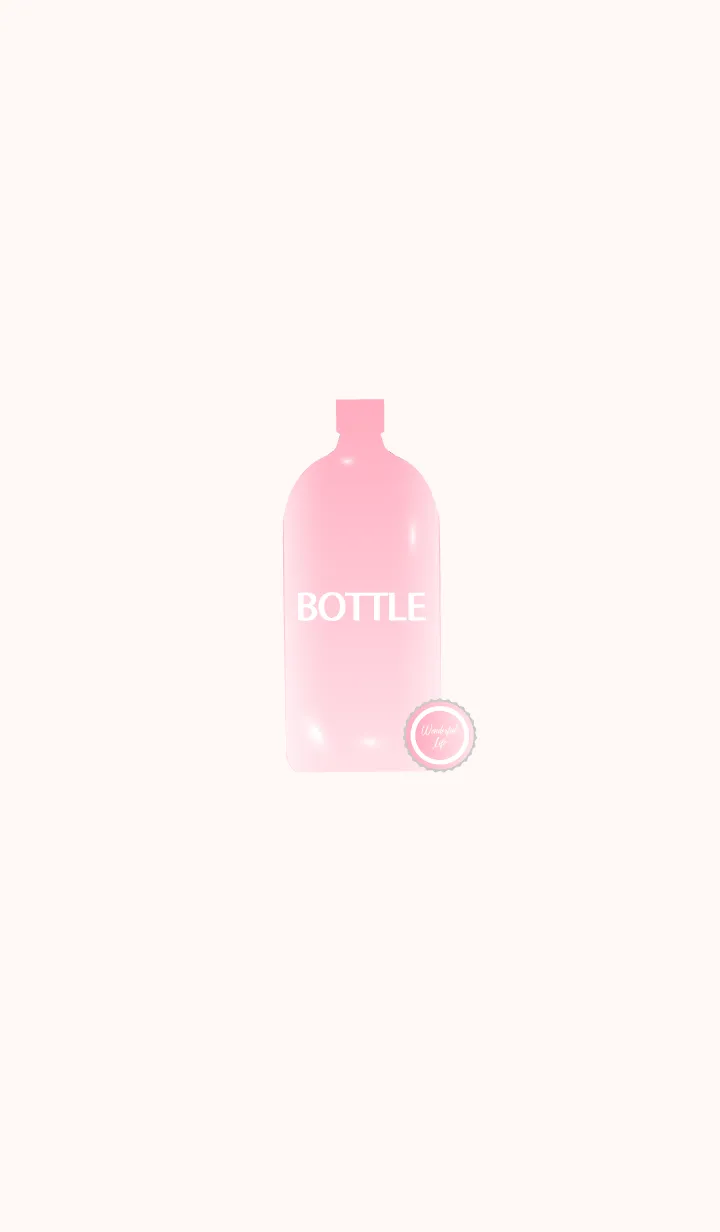 [LINE着せ替え] Pink Bottle Theme.の画像1