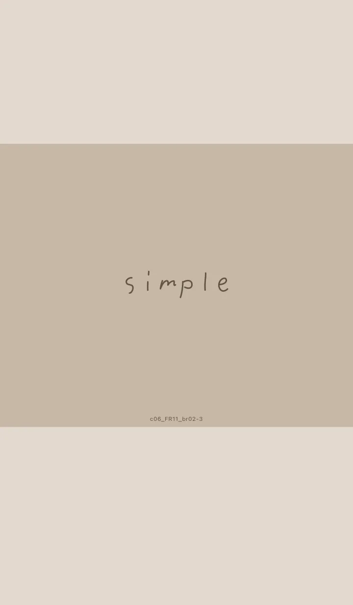 [LINE着せ替え] c06.11_ベージュ4 ブラウン2-3の画像1