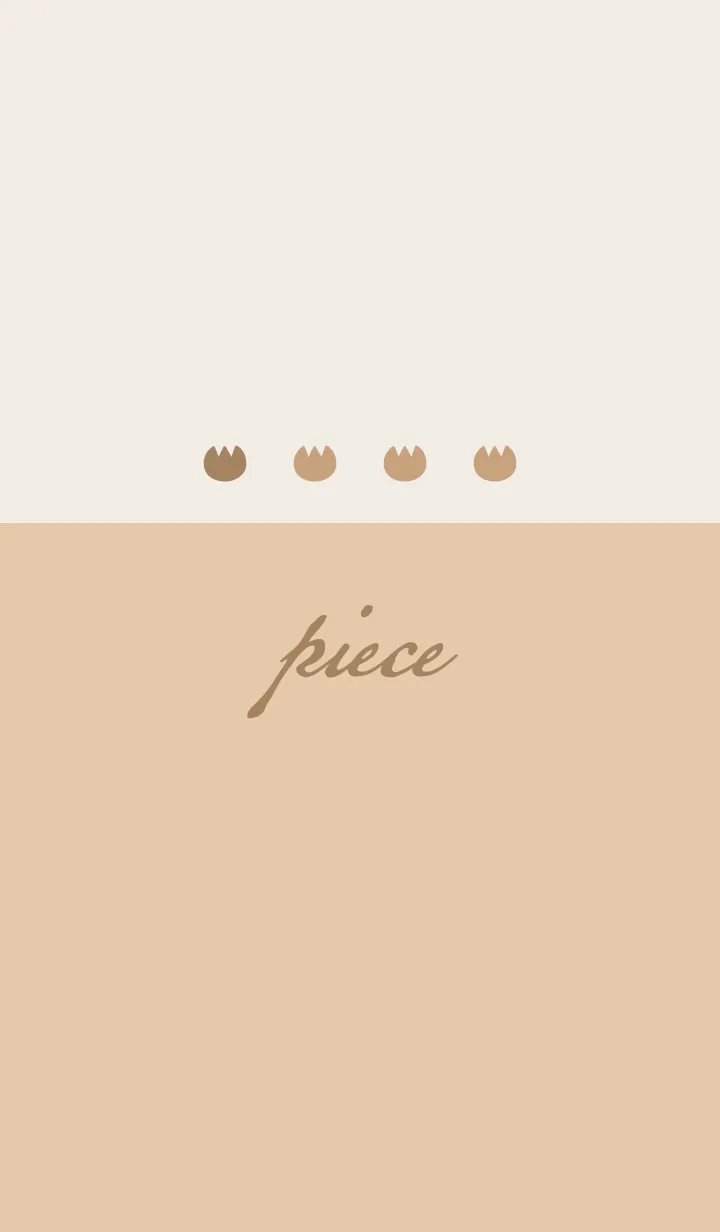 [LINE着せ替え] オレンジベージュ <チューリップ>の画像1