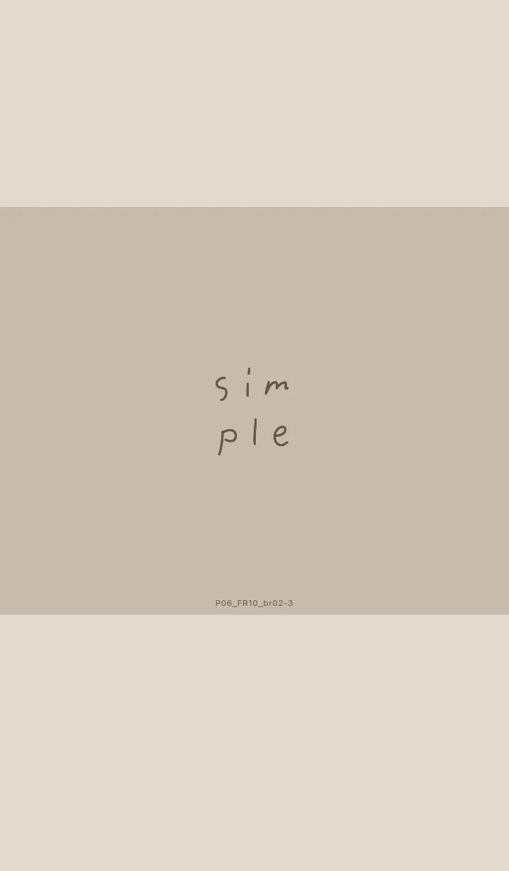 [LINE着せ替え] P06.10_ベージュ4 ブラウン2-3の画像1