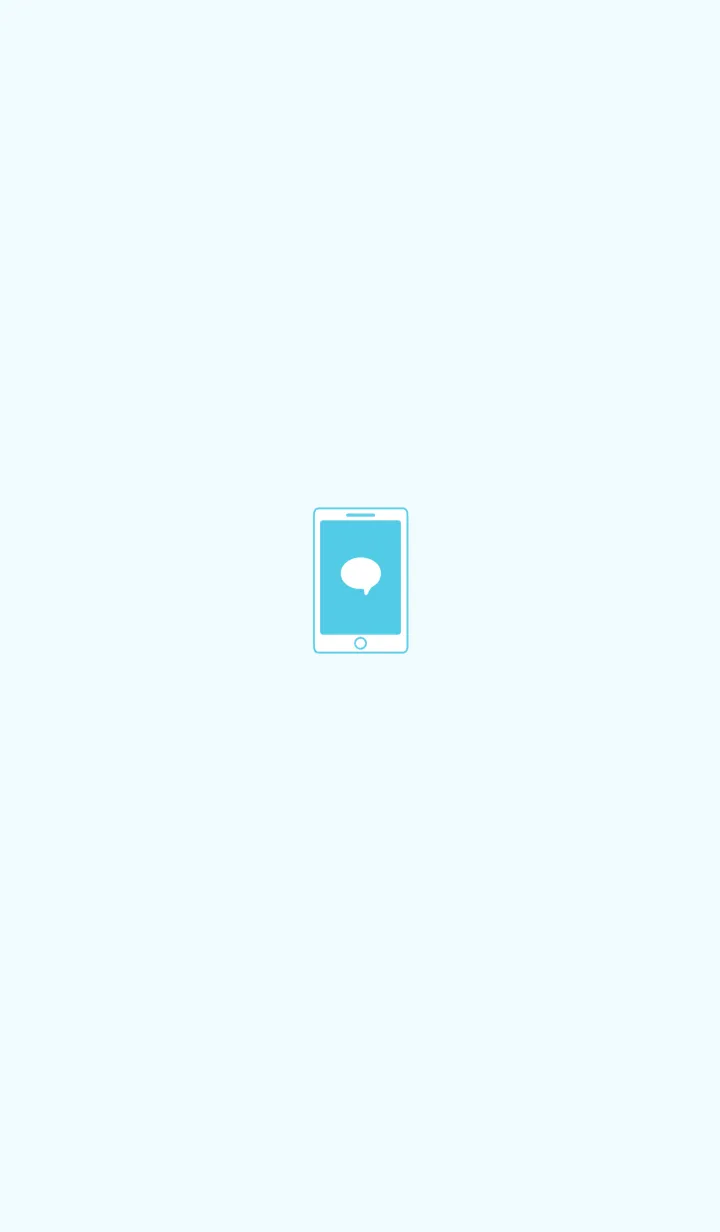 [LINE着せ替え] SIMPLE SMARTPHONE[BLUE03]の画像1