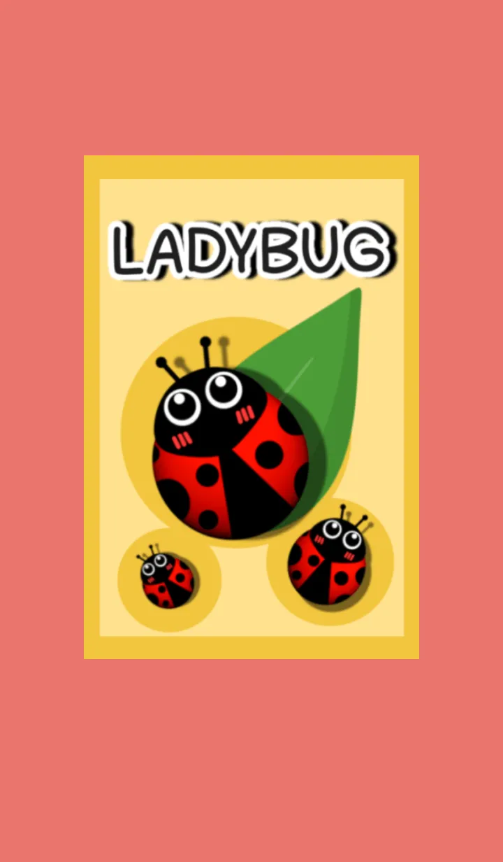 [LINE着せ替え] Cute Cute Ladybugの画像1