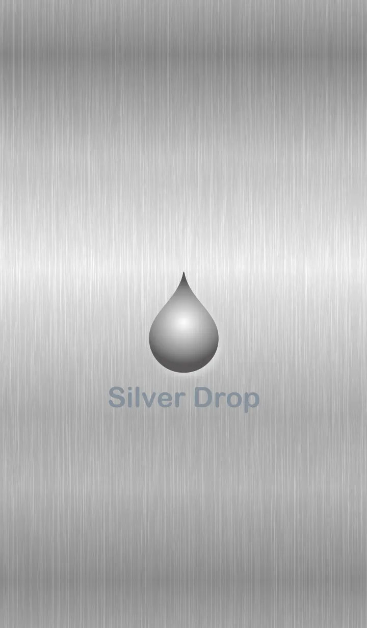 [LINE着せ替え] drop silver 3の画像1