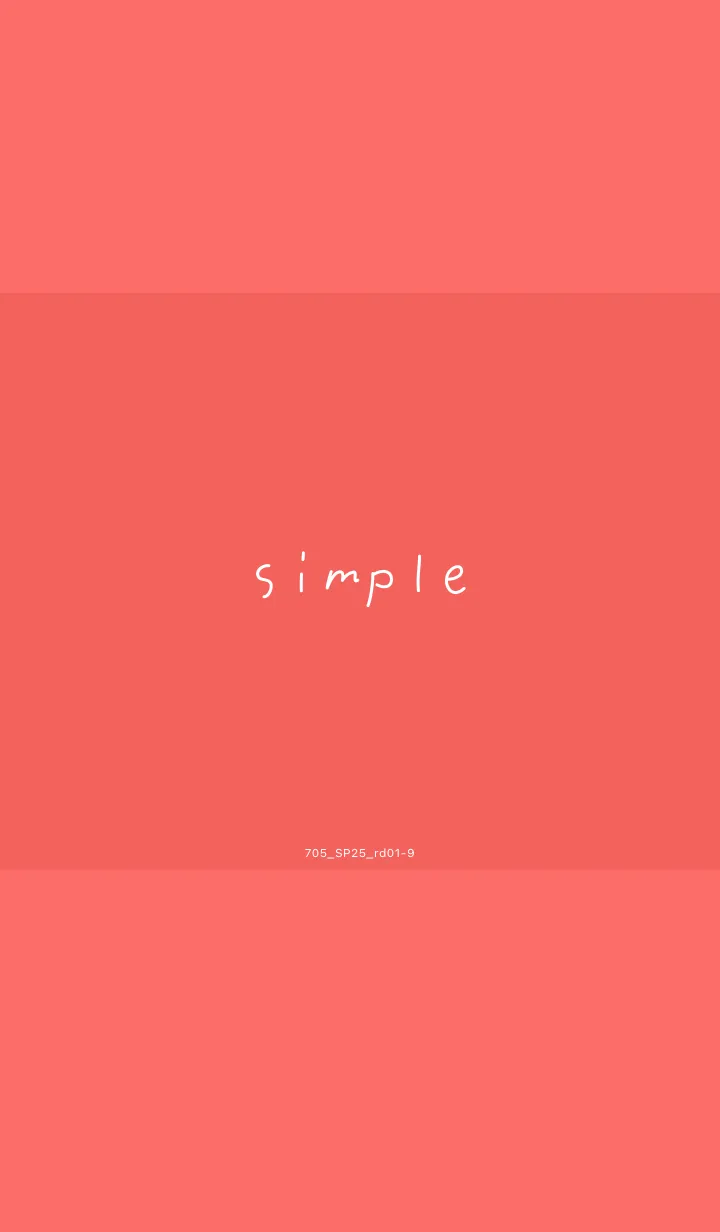 [LINE着せ替え] 705.25_レッド1-9の画像1