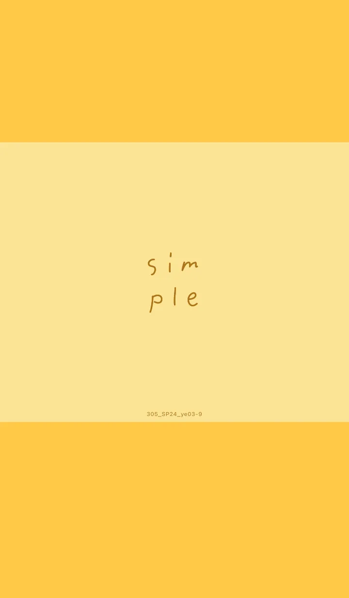 [LINE着せ替え] 305.24_イエロー3-9の画像1