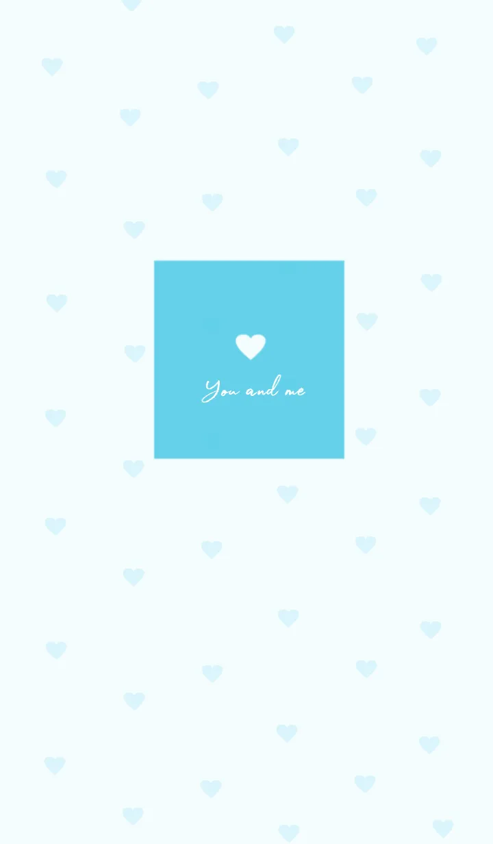 [LINE着せ替え] pattern_heart #lightblueの画像1