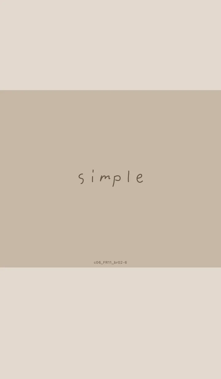 [LINE着せ替え] c06.11_ベージュ4 ブラウン2-6の画像1