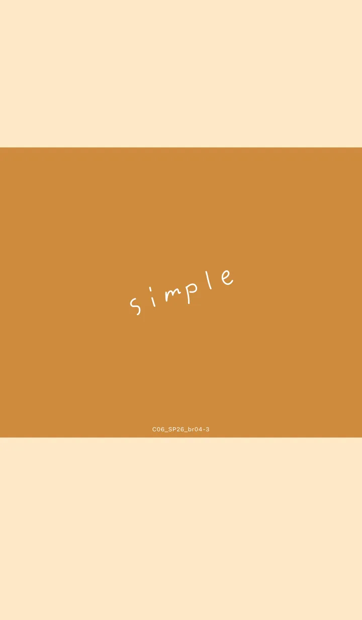 [LINE着せ替え] C06.26_ブラウン4-3の画像1