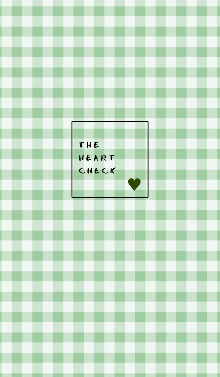 [LINE着せ替え] ザ ハート チェック 89の画像1