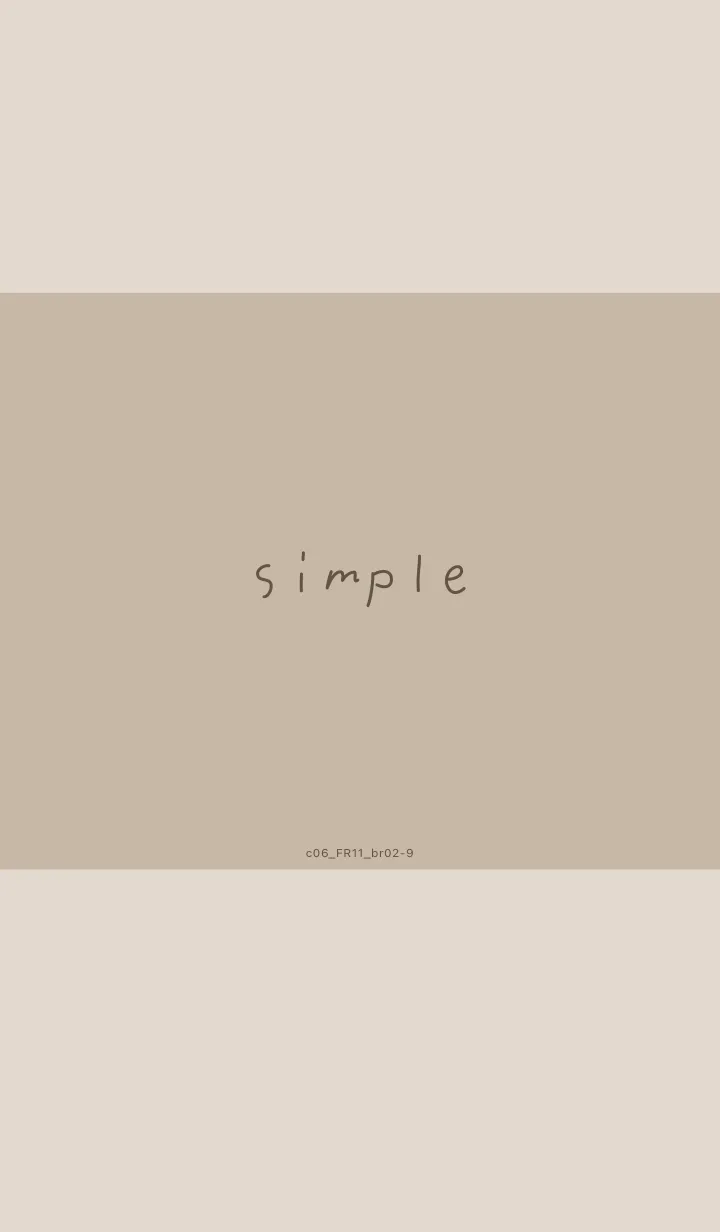 [LINE着せ替え] c06.11_ベージュ4 ブラウン2-9の画像1