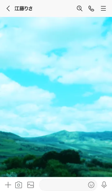 [LINE着せ替え] 山と空がきれい22の画像3
