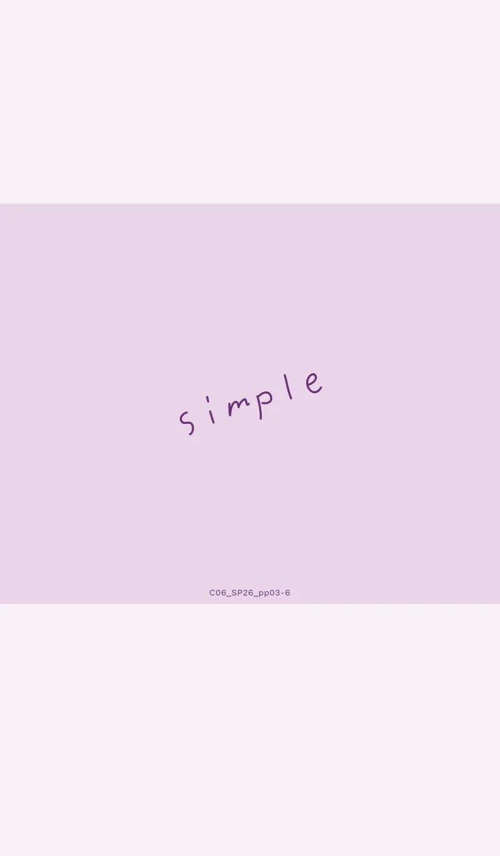 [LINE着せ替え] C06.26_パープル3-6の画像1