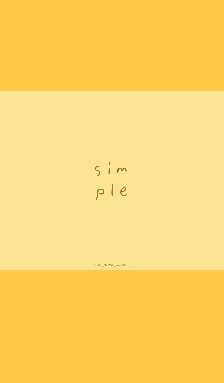 [LINE着せ替え] 306.24_イエロー3-6の画像1