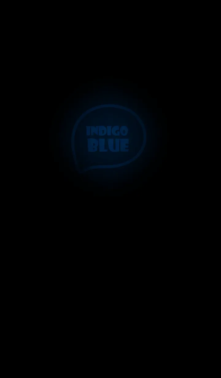 [LINE着せ替え] Indigo Blue  Neon Theme Ver.10 (JP)の画像1