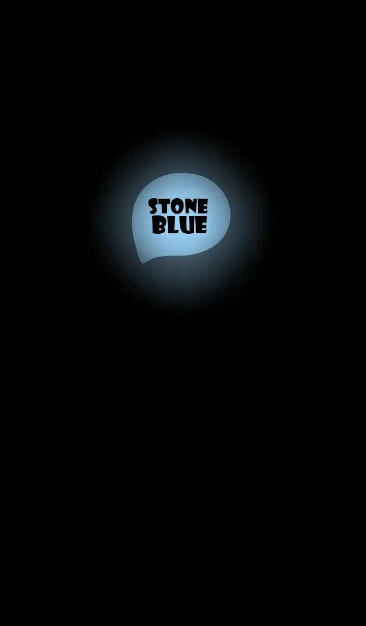 [LINE着せ替え] Stone Blue  In Black v.10 (JP)の画像1