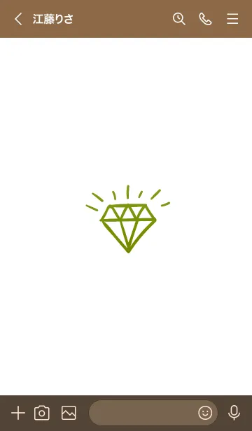 [LINE着せ替え] ダイヤ グラデーション 64の画像3