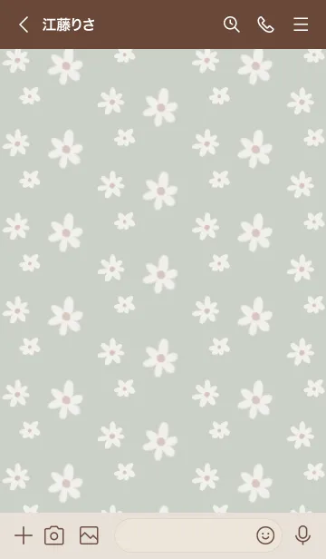 [LINE着せ替え] Flowes -daisy-の画像3