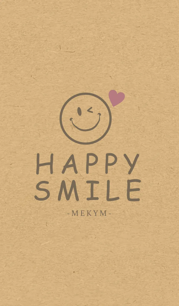 [LINE着せ替え] HAPPY SMILE KRAFT -LOVE- 54の画像1