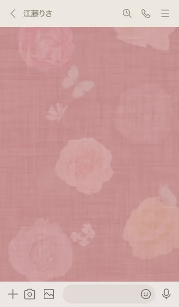 [LINE着せ替え] ～花が咲く♥ピンク01_1～の画像3