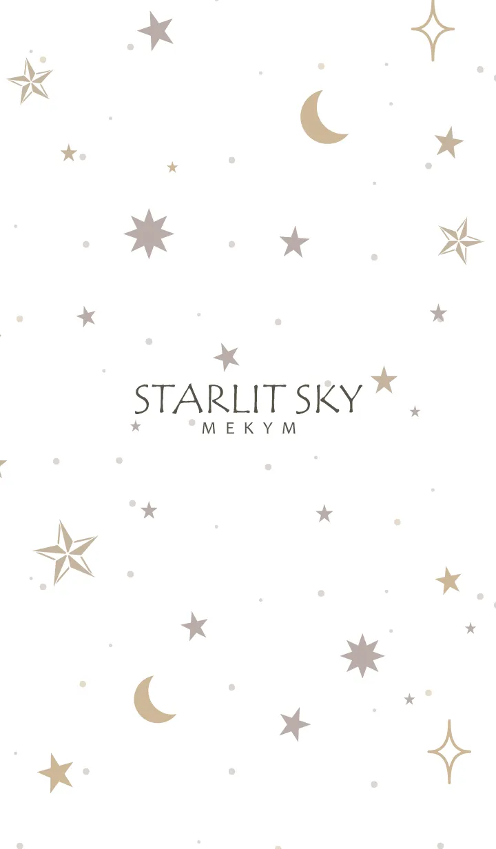 [LINE着せ替え] SIMPLE STARLIT SKY-MEKYM 43の画像1