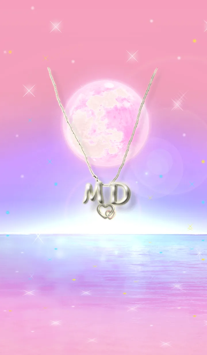 [LINE着せ替え] イニシャル23 M&D （ストロベリームーン）の画像1