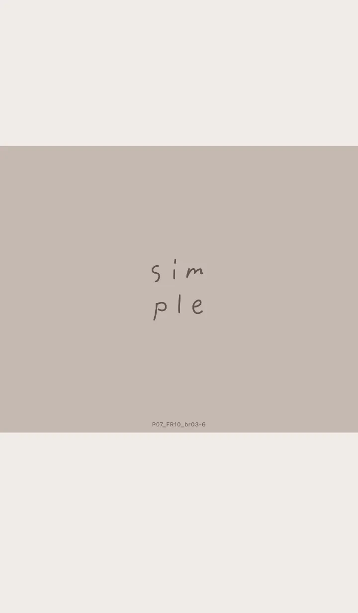 [LINE着せ替え] P07.10_ベージュ3 ブラウン3-6の画像1