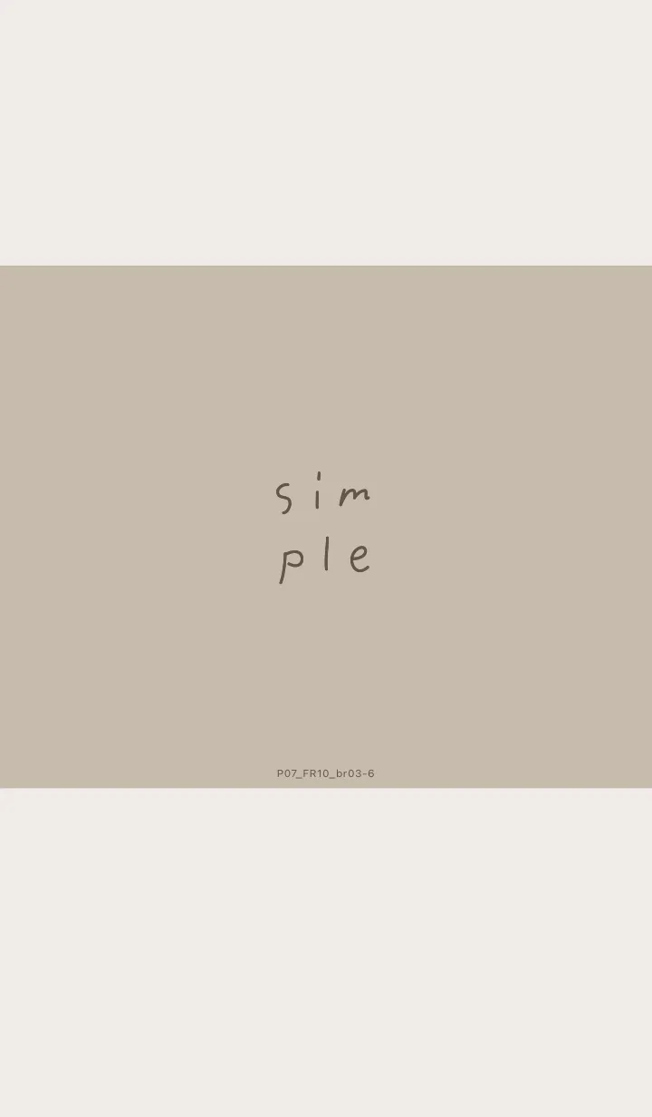 [LINE着せ替え] P07.10_ベージュ4 ブラウン3-6の画像1