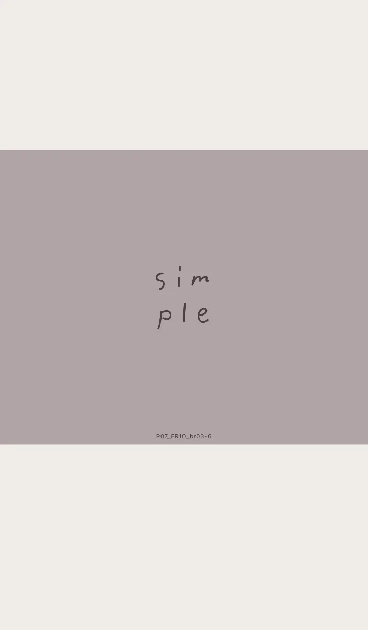 [LINE着せ替え] P07.10_ショコラ ブラウン3-6の画像1