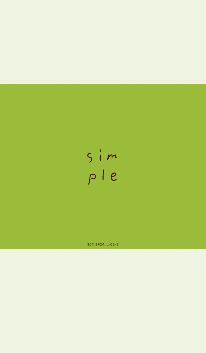 [LINE着せ替え] 307.24_グリーン3-3の画像1