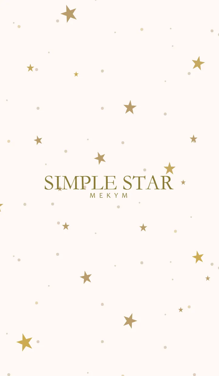 [LINE着せ替え] SIMPLE STAR-NATURAL YELLOW 17の画像1
