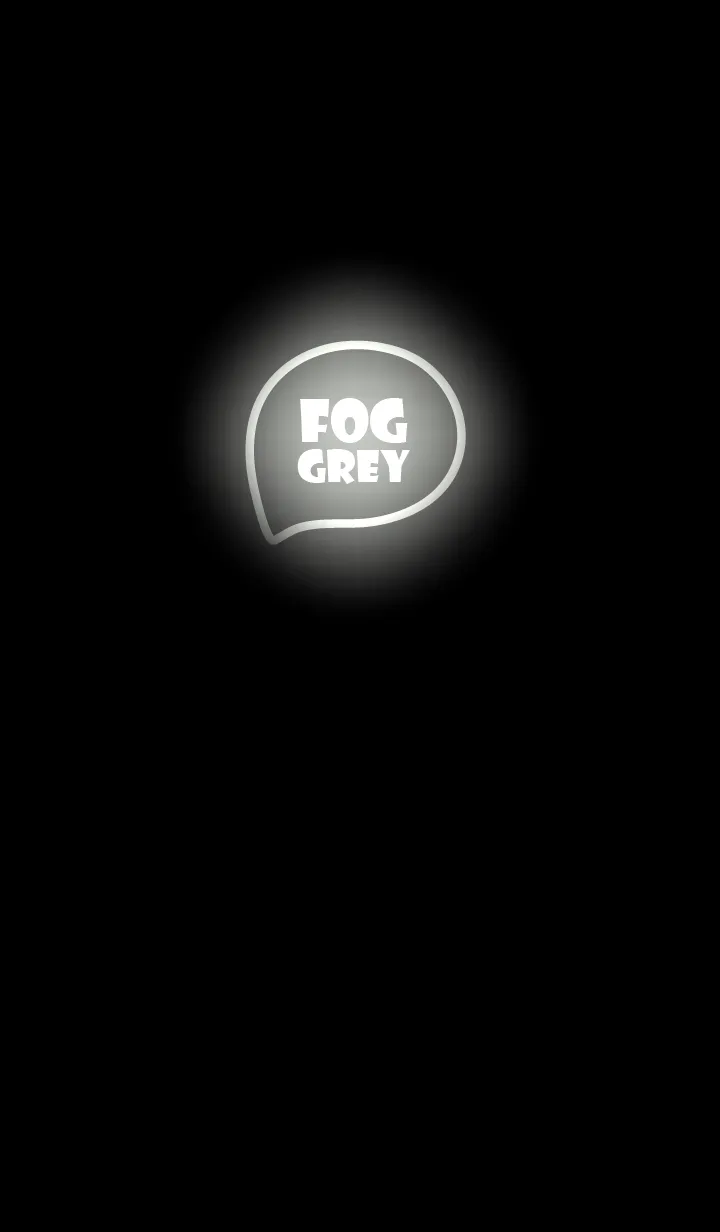 [LINE着せ替え] Fog Grey  Neon Theme Ver.10 (JP)の画像1