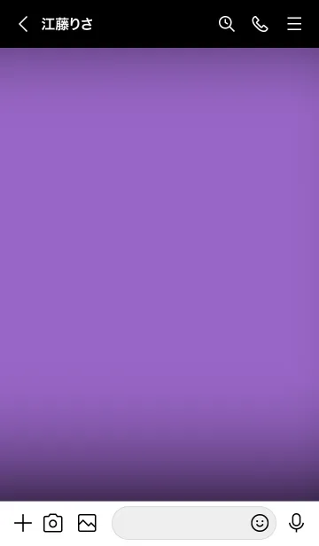 [LINE着せ替え] Iris Purple And Black Vr.10 (JP)の画像3