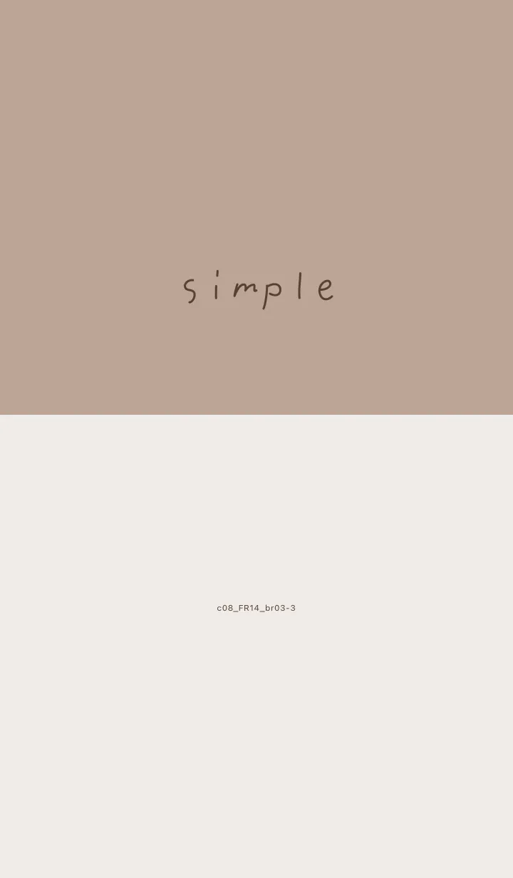 [LINE着せ替え] c08.14_ベージュ3 ブラウン3-3の画像1