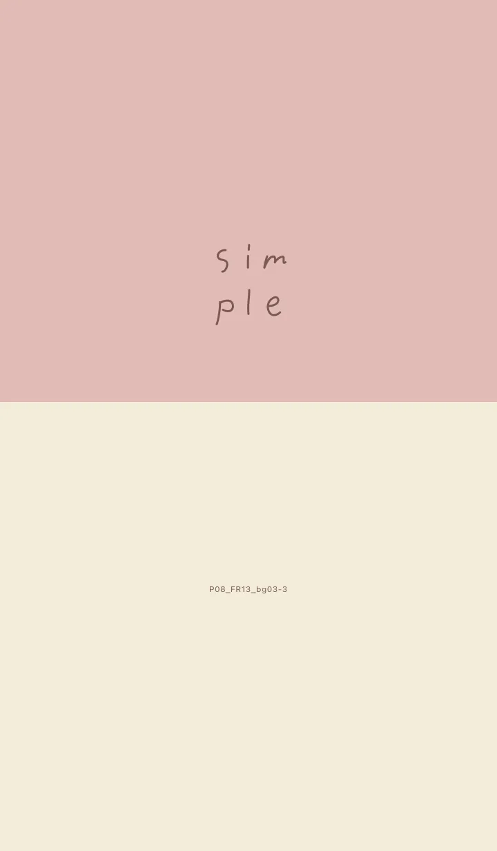 [LINE着せ替え] P08.13_ピンク ベージュ3-3の画像1