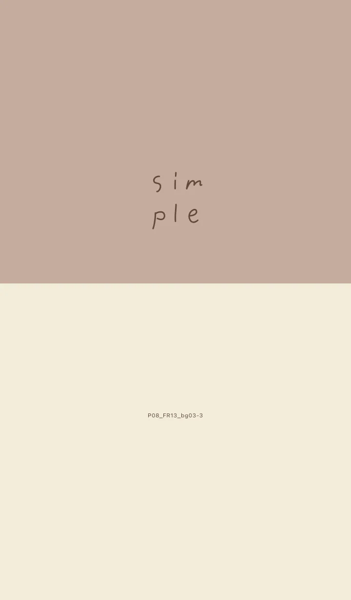 [LINE着せ替え] P08.13_ベージュ3 ベージュ3-3の画像1