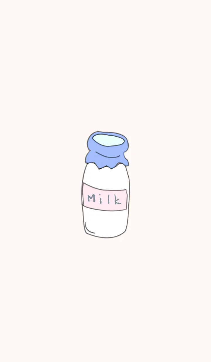 [LINE着せ替え] milk Bottle.の画像1