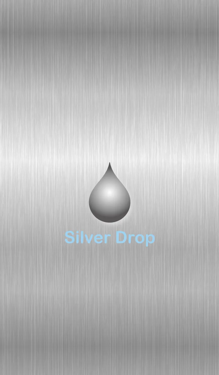 [LINE着せ替え] drop silver 5の画像1