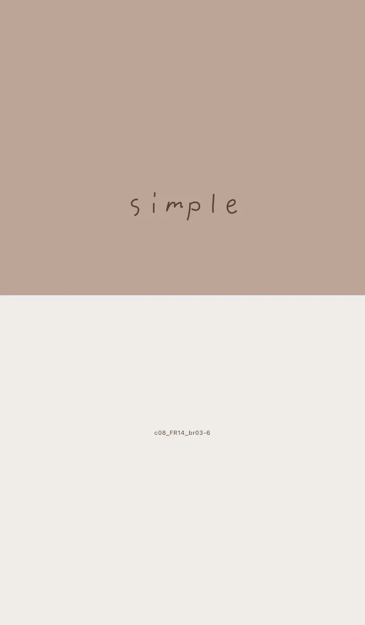 [LINE着せ替え] c08.14_ベージュ3 ブラウン3-6の画像1