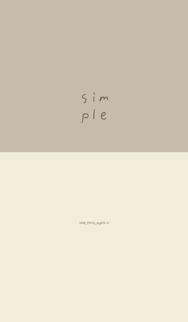 [LINE着せ替え] 308.10_ベージュ4 ベージュ3-3の画像1