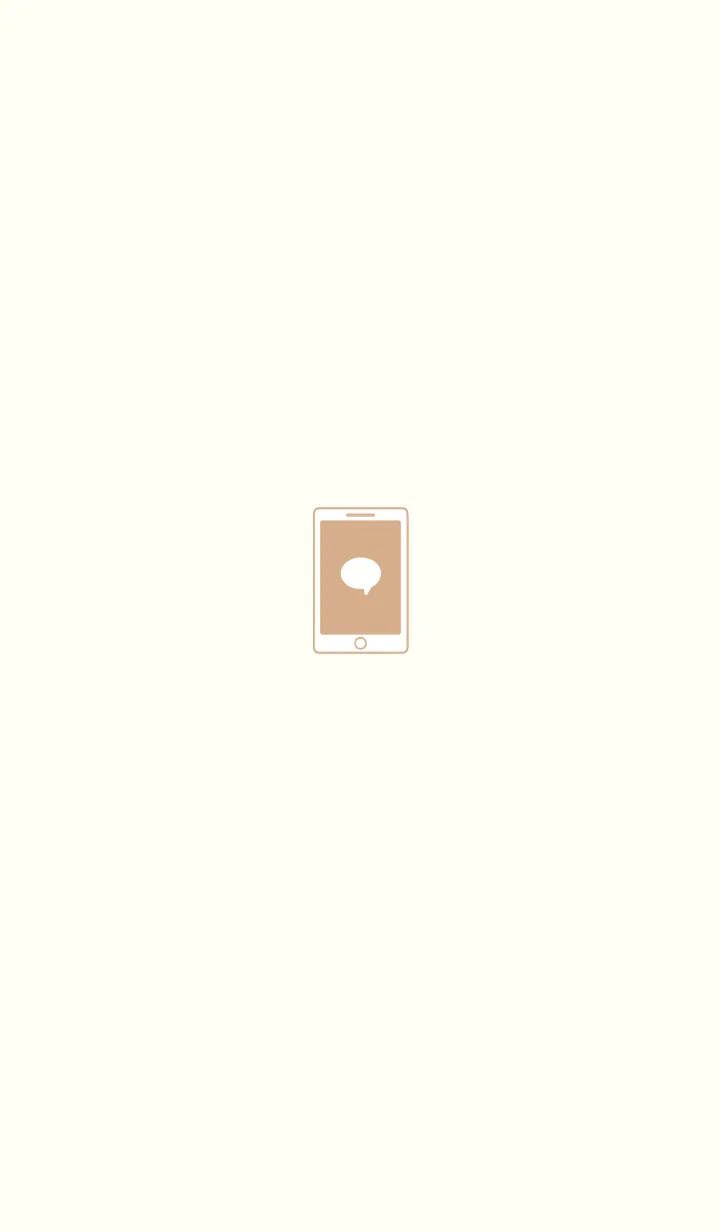 [LINE着せ替え] SIMPLE SMARTPHONE[BEIGE02]の画像1